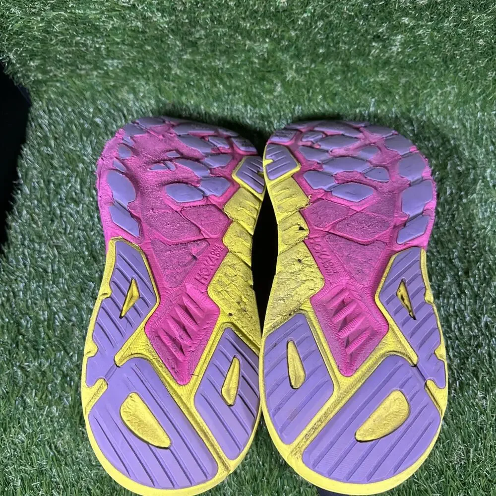 Hoka One One Arahi 6 Womens 11 B Shoes Black Pink Running Gym Athletic - Picture 7 of 9